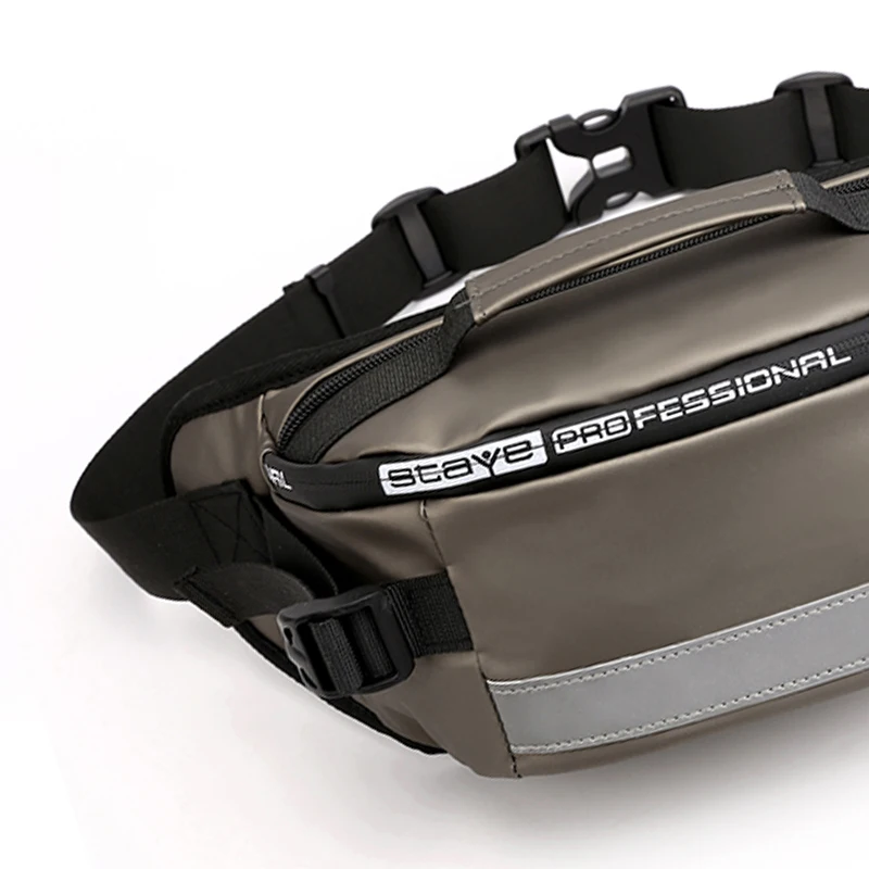Поясная Сумка HAOSHUAI для мужчин водонепроницаемая сумочка на пояс с функцией