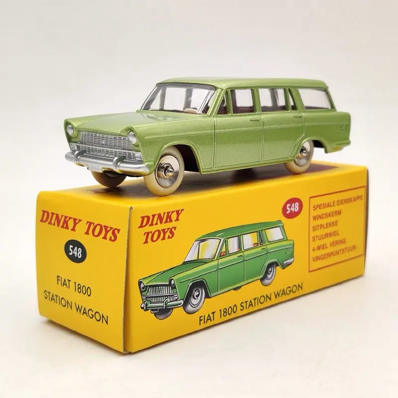 DeAgostini 1/43 Dinky игрушки 548 для Fiat 1800 универсал литые модели автомобилей|Наземный