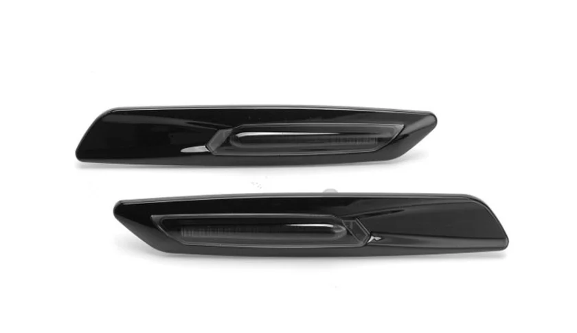 Светодиодный поворотник из углеродного волокна для BMW E60 E61 E81 E82 E88 E90 E91 E92 E93 желтый