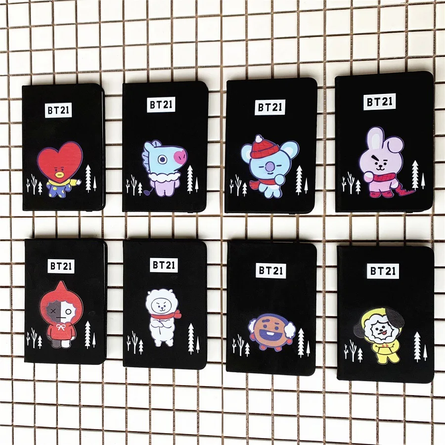 

HQBTS bulletproof youth PU notebook, notepad, diary, the same style around