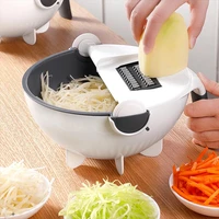 multifunction vegetables cutter kitchen steel blade grater round slicer potato slicer kitchen gadget