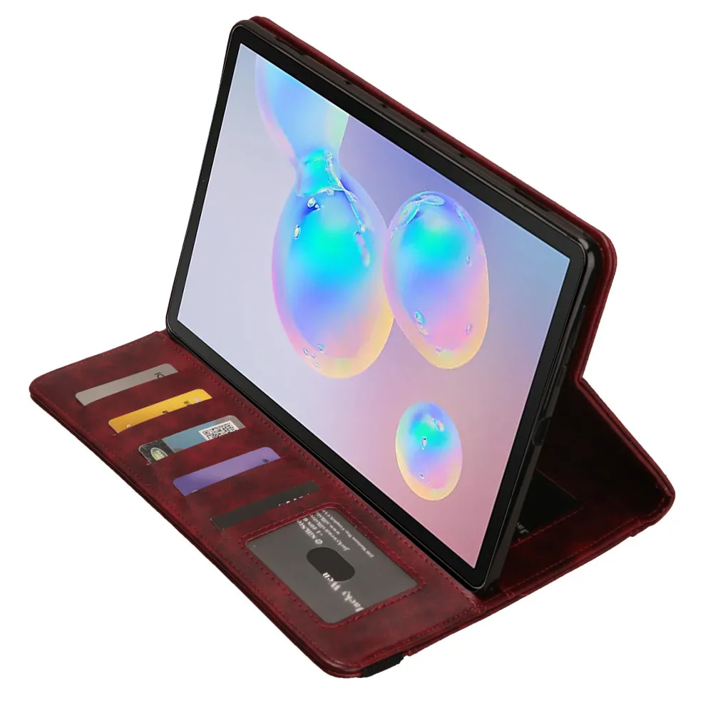 Чехол для планшета для samsung Galaxy Tab S6 10,5 T860/T865 Кожаный противоударный чехол-подставка для samsung Galaxy Tab
