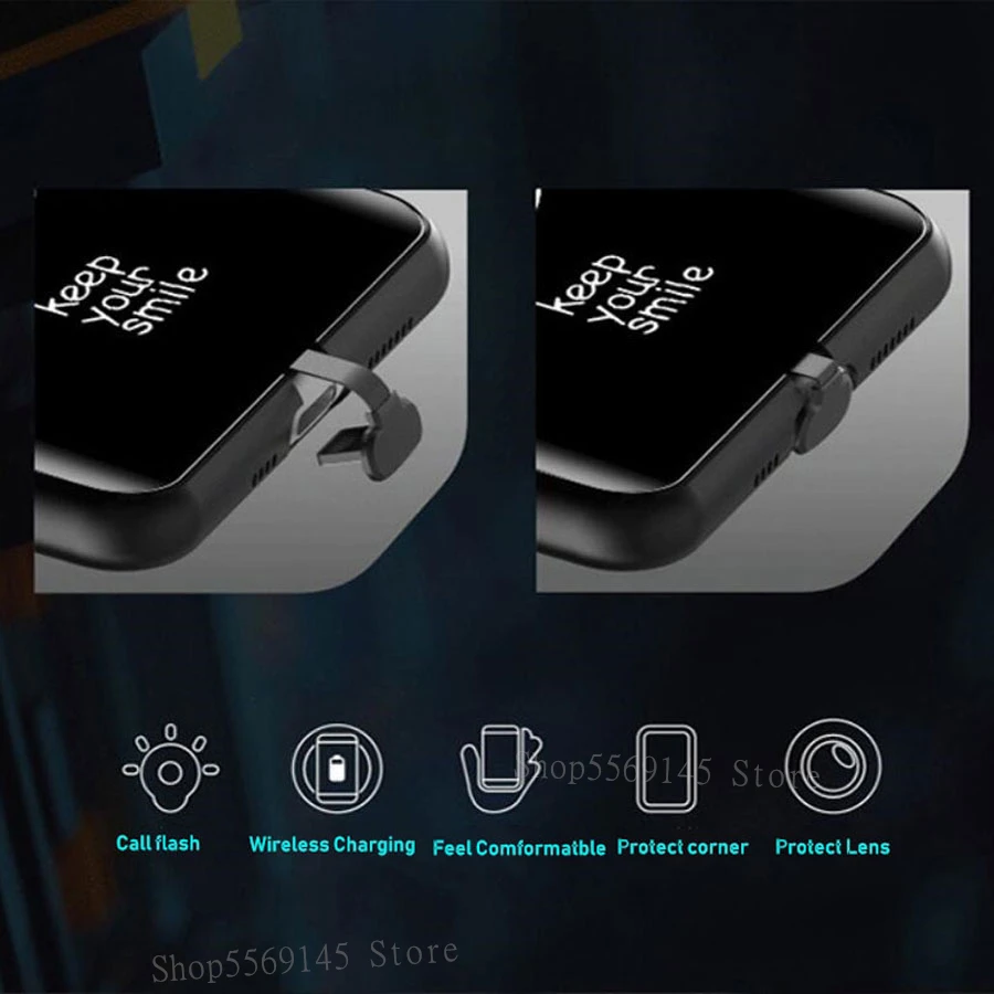 Чехол-накладка для iPhone 12 Pro Max 10 XS 11 7 8 6 6S Plus X XR с подсветкой звонков | Мобильные