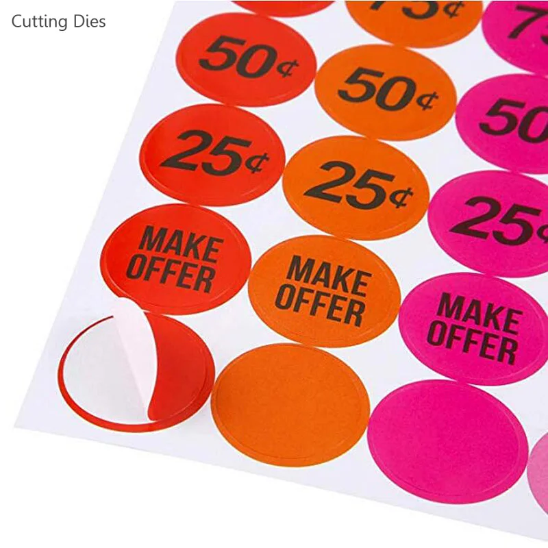 2019 клейкая круглая лента для одежды со скидкой бумажная наклейка штаны сумка