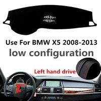 taijs factory sport classic leather car dashboard cover for bmw x5 2008 09 10 11 12 13 low configuration left hand drive