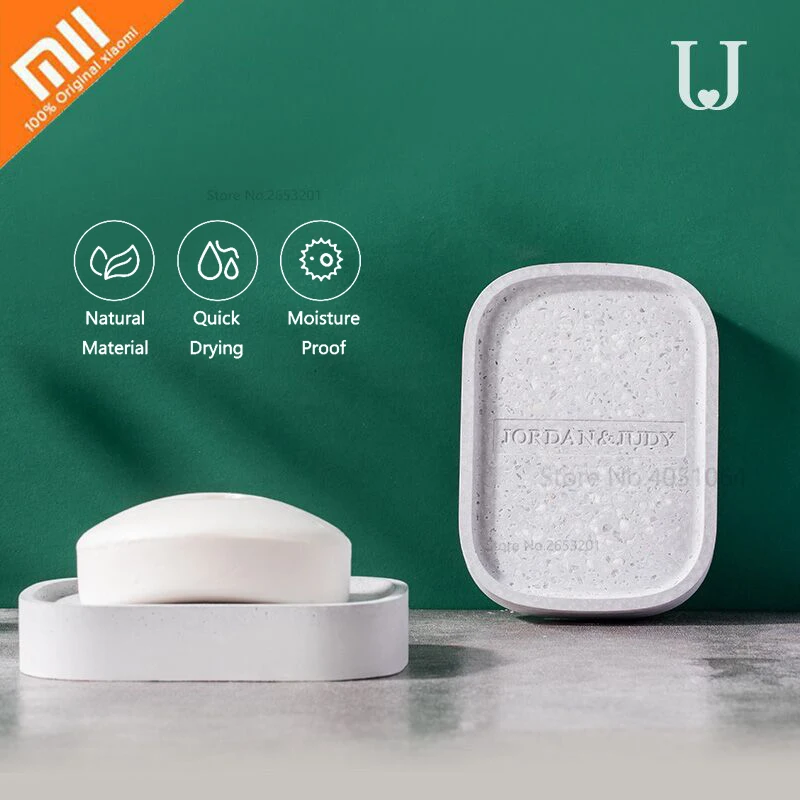 Поднос для мыла Xiaomi с диатомом быстросохнущая влагостойкая Антибактериальная
