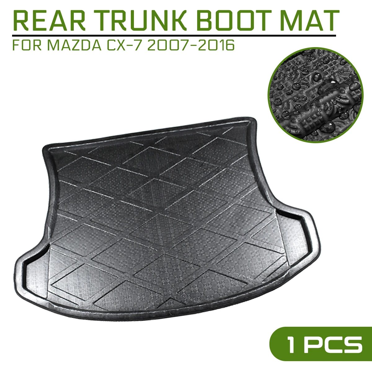 

Автомобильный коврик ковер для Mazda CX-7 2007 2008 2009 2010 2011 2012-2016 задний багажник анти-грязь