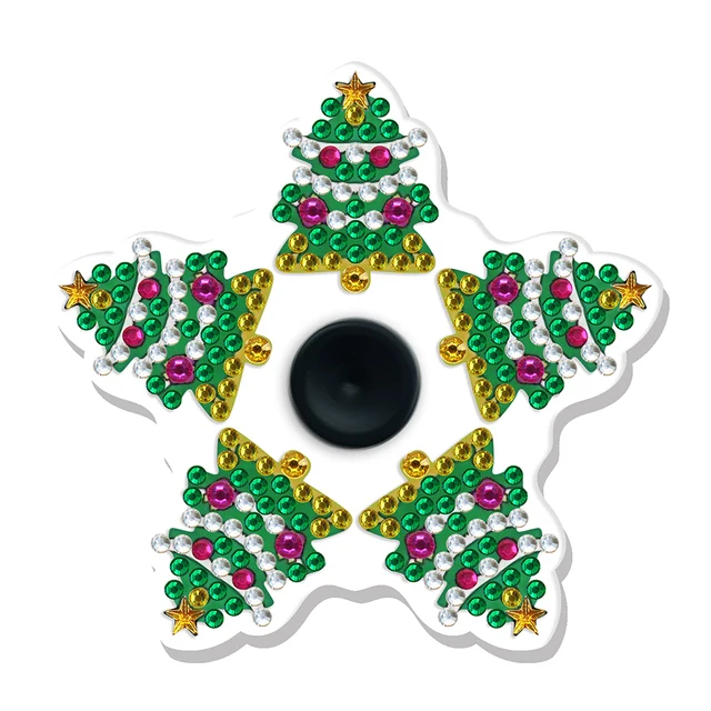 DIY Special Shaped Diamond Painting Spinning Top Fingertip Spinner Embroidery Mosaic Crafts Gifts For Children Kids Toy |