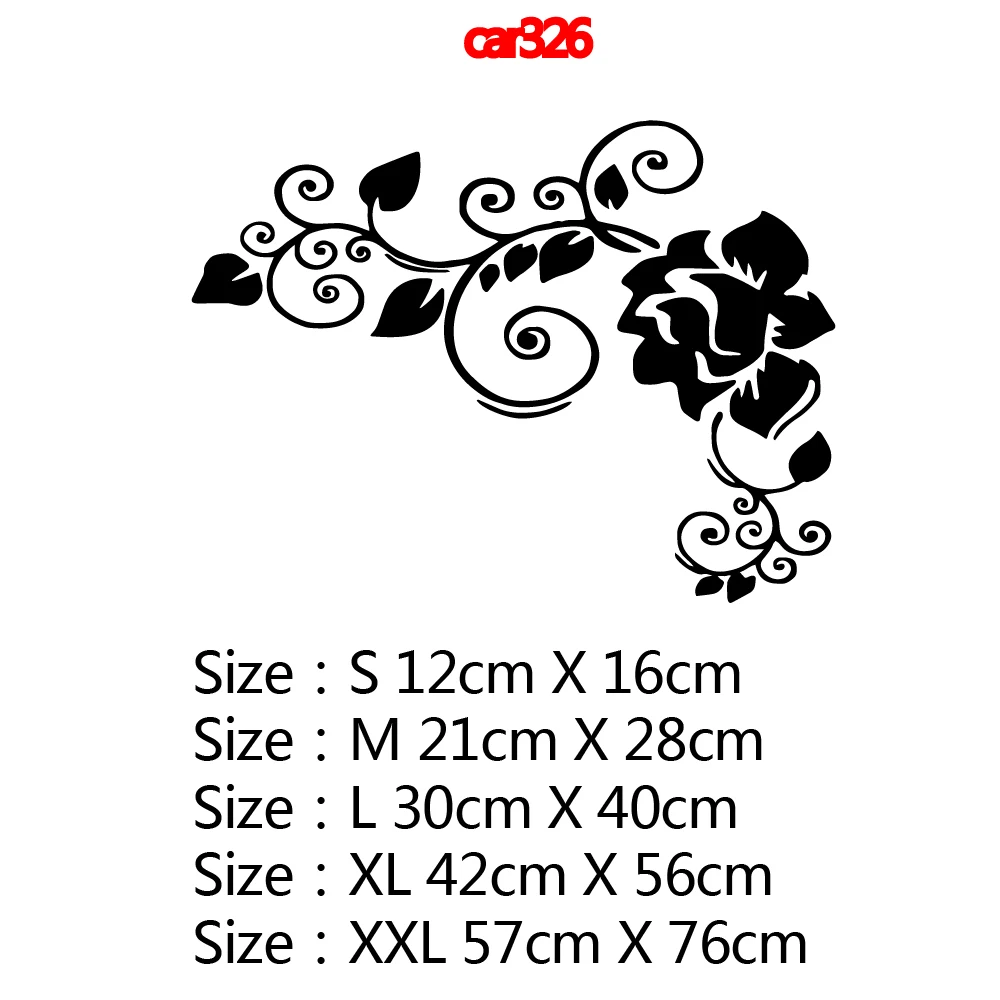 Виниловая пленка наклейки на автомобиль с изображением цветов - купить по