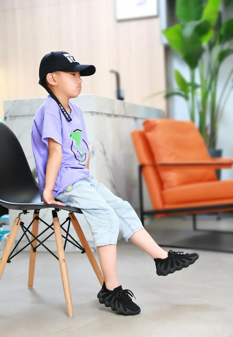 

New Children's Coconut Shoes 2021 Spring Autumn Boys Net Shoes Girls Breathable Small Middle and Big Kids Student Sports Sneaker