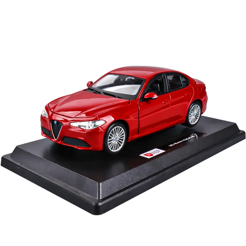 

1:24 Alfa Romeo car model simulation and toy sports car model collection ornaments