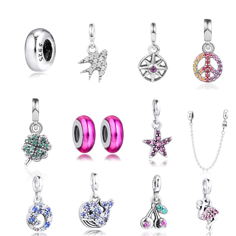 Новинка 2021 миниатюрные подвески-шармы из серебра 925 пробы для браслета