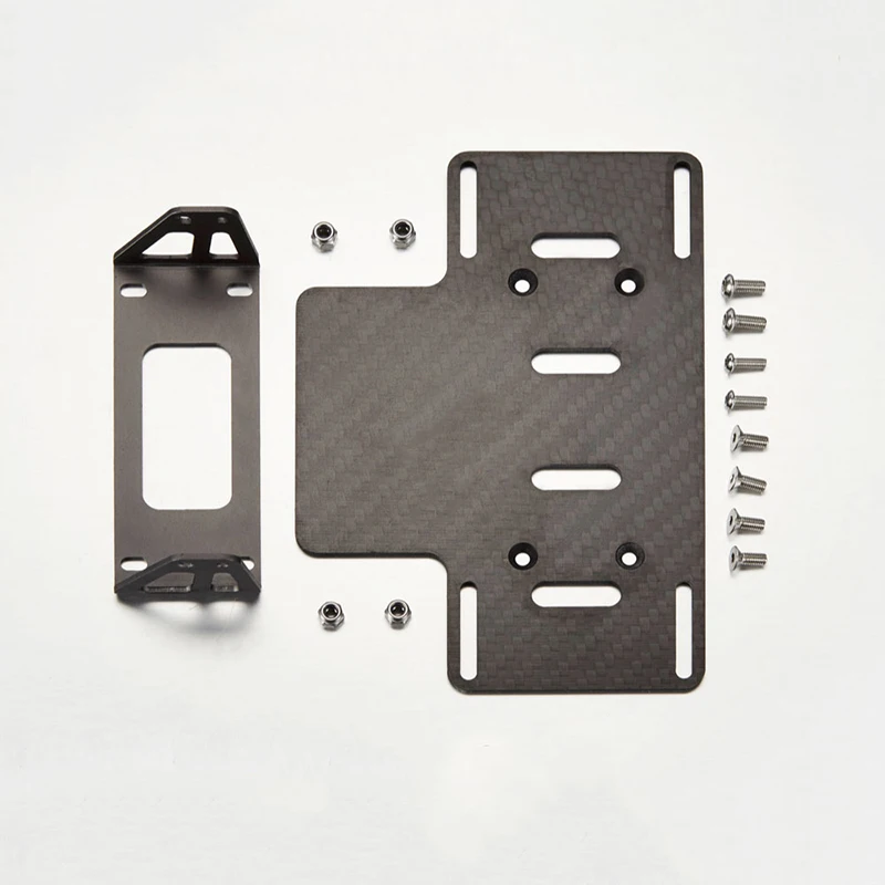 

TFL RC Car accessories 1/10 Metal Central Battery Servo Tray Base For C1507 T-10 Crawler Chassis TH05162-SMT6