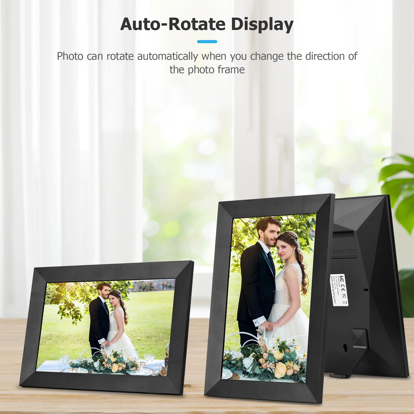 Умная фоторамка Andoer 8 дюймов 10 1*1280 Wi-Fi сенсорный экран IPS 16 ГБ цифровая рамка для