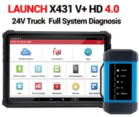 2021 launch x431 v plus tablet hd 4 0 truck full system diagnostic tool obd2 bt hd heavy duty support 24 truck dhl free