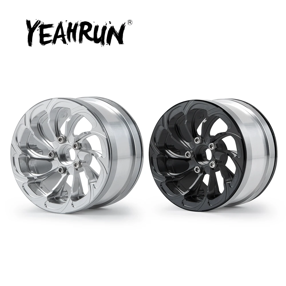 

YEAHRUN, 41 мм, толщина, 2,2 дюйма, металлические колесные диски Beadlock для AXIAL SCX10 D90 CC01 TRX4, масштаб 1/10, детали для радиоуправляемого гусеничного аппар...