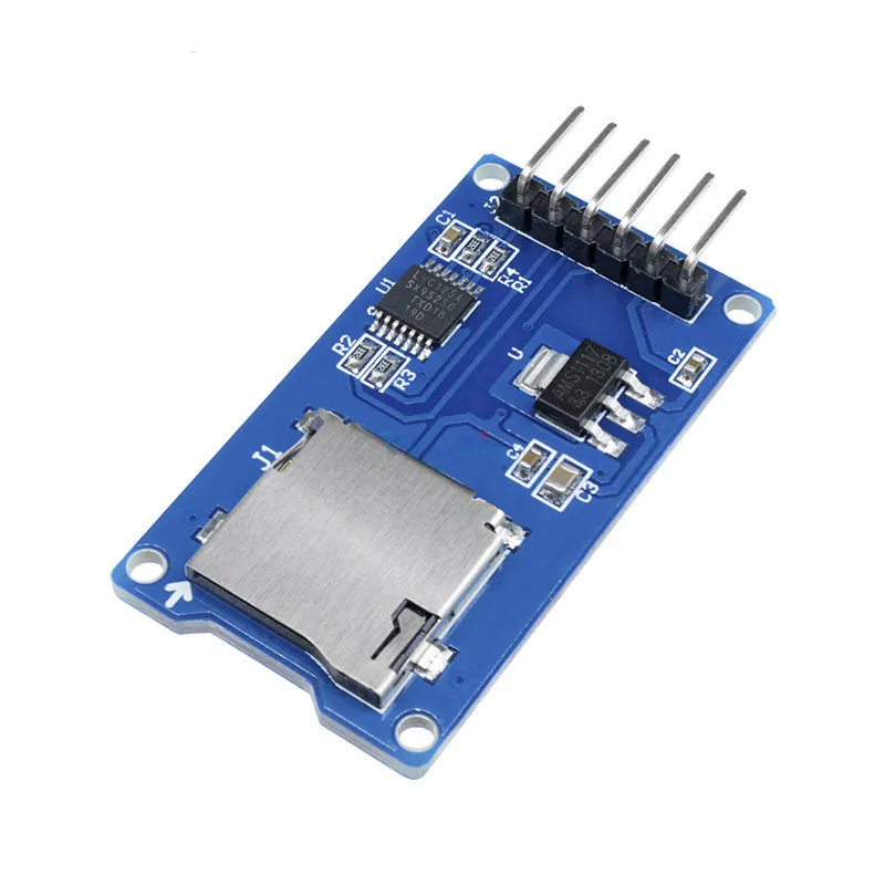 1pcs/lot Micro SD card mini TF reader module SPI interfaces with level converter chip for arduino | Инструменты