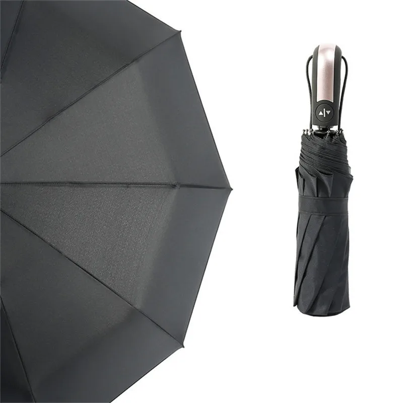 120 см большой полностью Автоматический ветрозащитный мужской зонт мягкий