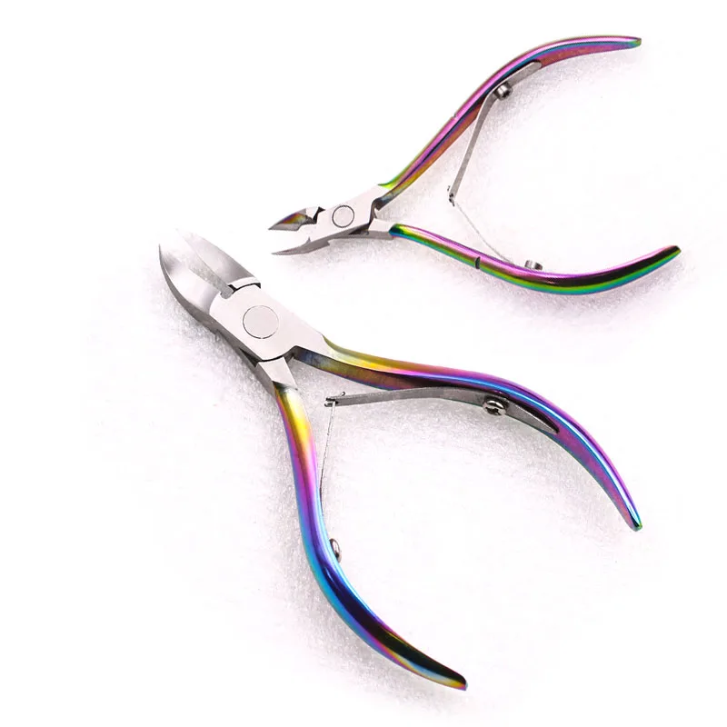 Кусачки из нержавеющей стали для кутикулы щипчики радужной омертвевшей кожи