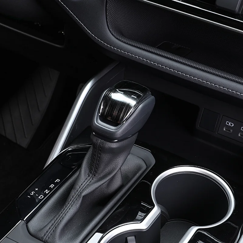 

SBTMY Car Styling Stainless steel Gear Head Cover Protective Shell Refit Accessories For Toyota Highlander 2020 2021 2022 XU70