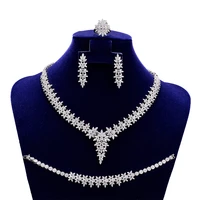 jewelry sets hadiyana trendy classic luxury jewelry set for women charm anniversary gift cn1152 stainless steel necklace se