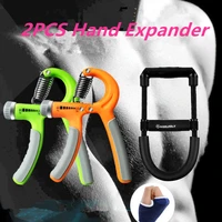 hand strengthener 2pcs gym expander bodybuilding hand grip hand expander hand trainer muscle training hand grips finger trainer