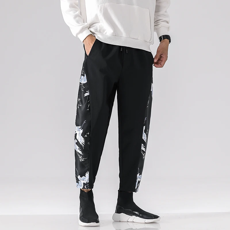 

Штаны-шаровары мужские свободного покроя, повседневные брюки в стиле Харадзюку, Джоггеры в Корейском стиле, повседневные джоггеры, Прямая п...