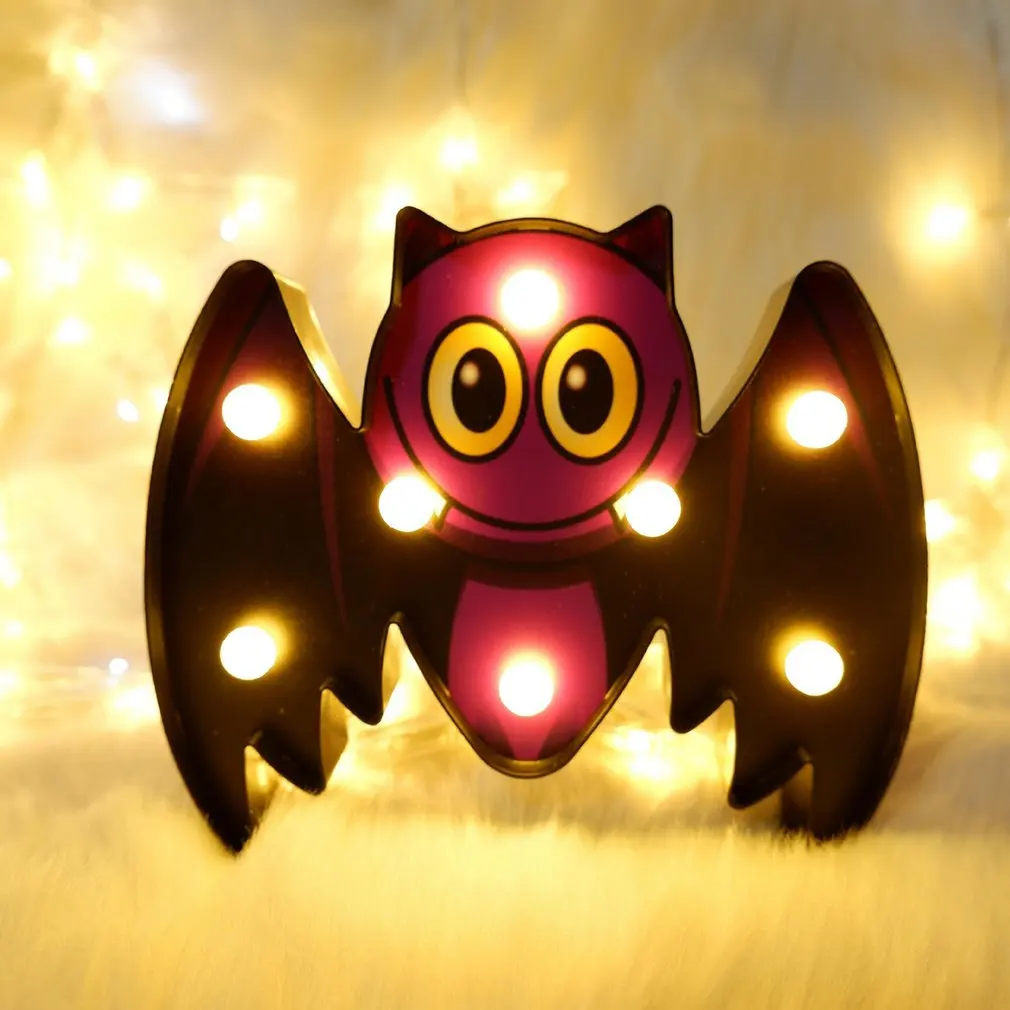 

Фонарь в виде батарейного блока, световая гирлянда, украшение для вечевечерние НКИ на Хэллоуин светильник светящиеся призраки, украшение д...