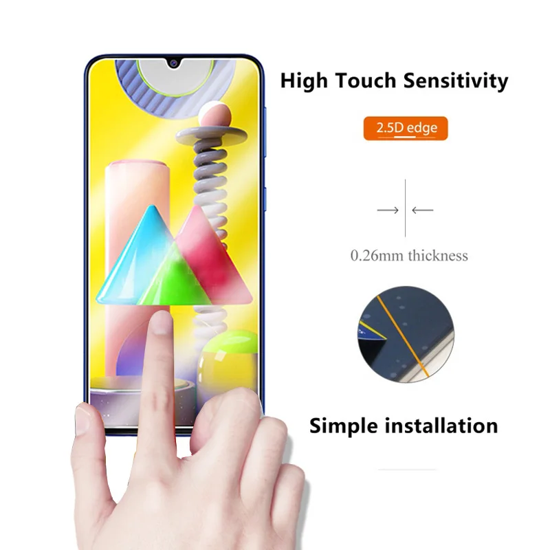 Защитная пленка для экрана из закаленного стекла Samsung Galaxy M31 9H 0 26 мм|Защитные