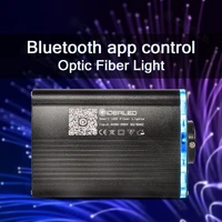 optic fiber led light smart bluetooth app control rgbw starry sky effect ceiling light optic fiber cable for car star light 12v