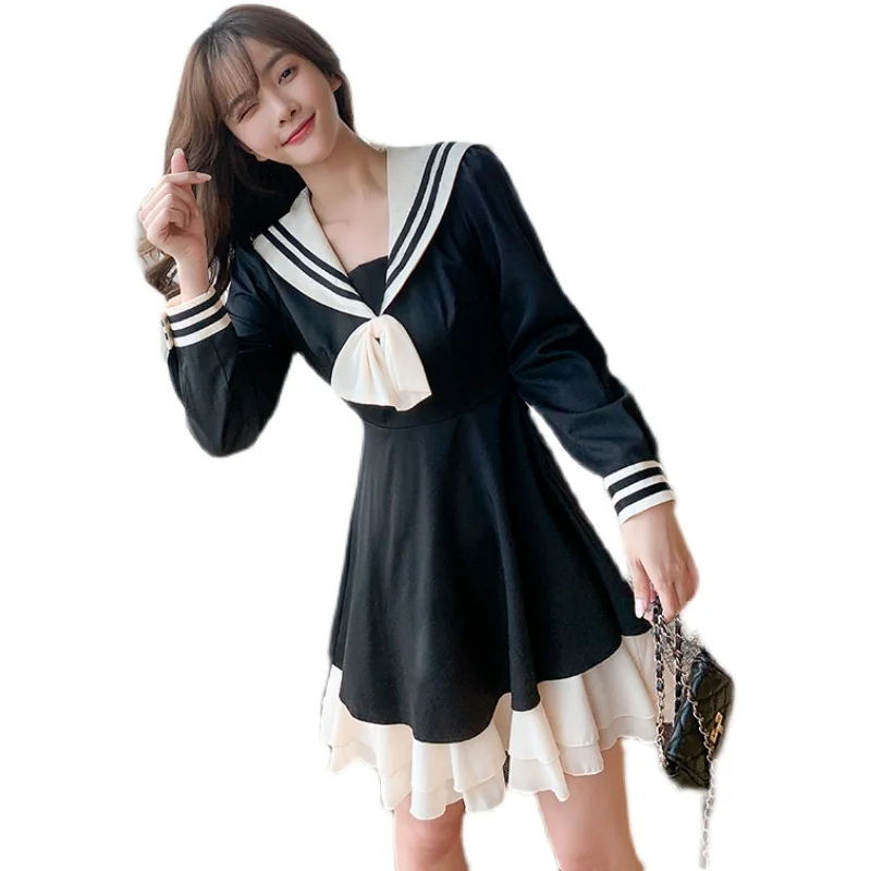 

COIGARSAM Preppy Style Women dress Dresses 2121