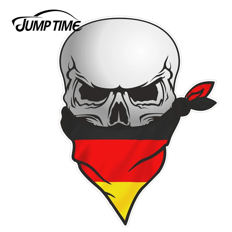 JumpTime 13 см X 10 в готическом стиле байкерском и изображением пиратского символа с