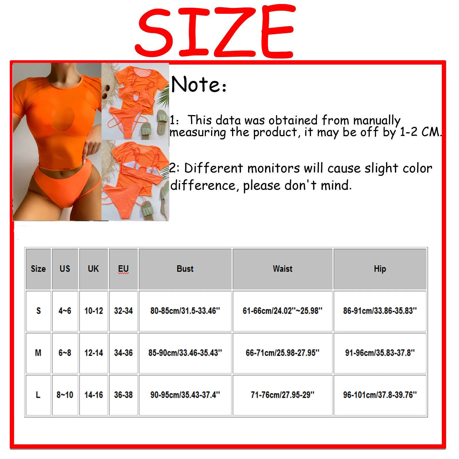 

3 Piece Swimwear Women Orange Bikini 2021 Sexy Push-up Swimsuit Women String Micro Bikini Suit High-cut Swimsuit New