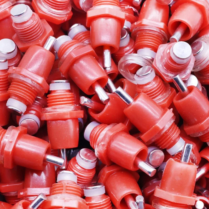 500 куриных ниппелей с резьбой ручка водопровода для фиксации питьевой воды птицы