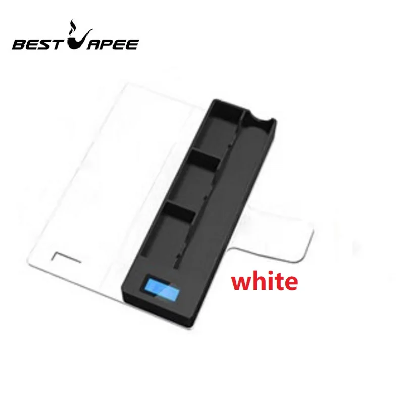 Универсальный совместимый для JUUL Зарядка для электронной сигареты fit Vape ручка комплект JUUL00 мобильная зарядка стручки футляр для хранения 1100 мАч - Цвет: white 1200mah
