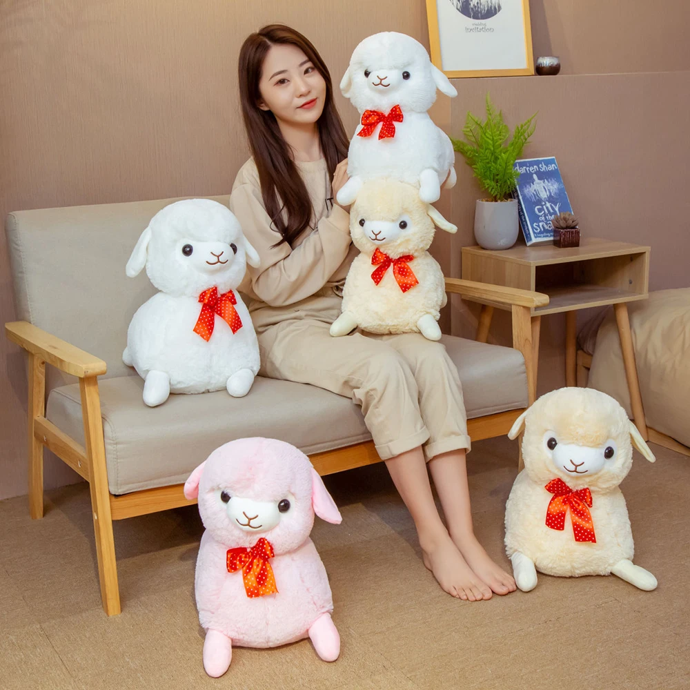 Высококачественная новая плюшевая игрушка-альпака кукла-животное мягкая
