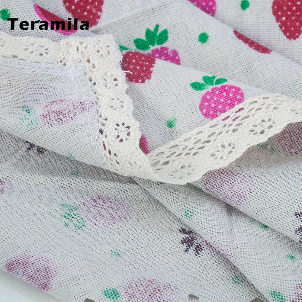 Teramila скатерть для Стола клубника персиковый дизайн с кружевом толстый