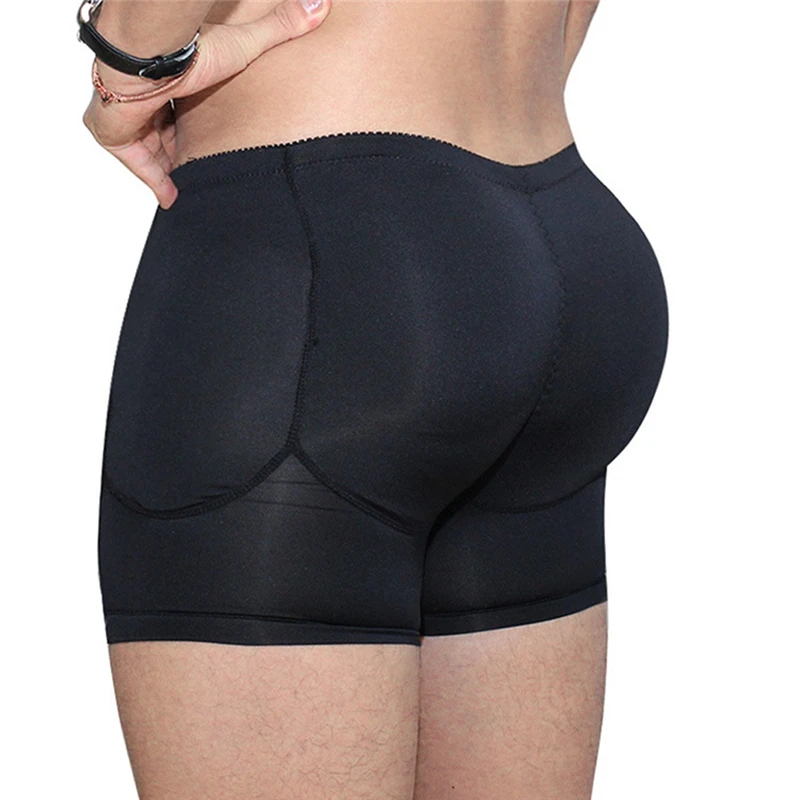 

Underwear Men's Sexy Panties Hip Booty Padded Body Shaper Seamless Butt Lifter Bodyshorts Shapewear Boxers