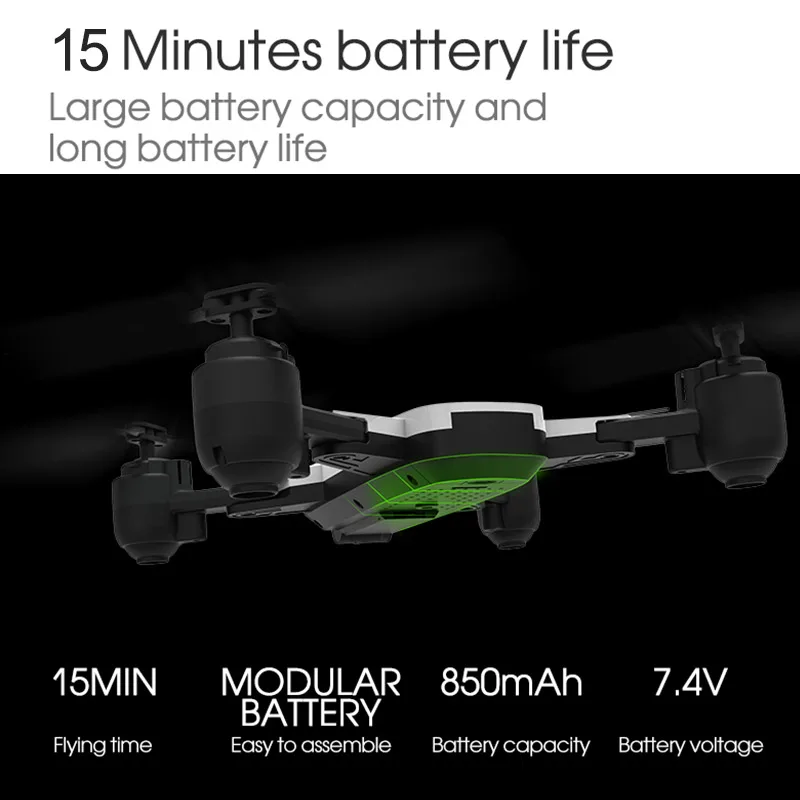 SHRC H1G 1080P 5G WiFi FPV GPS режим Follow Me складной 25 минут время полета RC Дрон Квадрокоптер