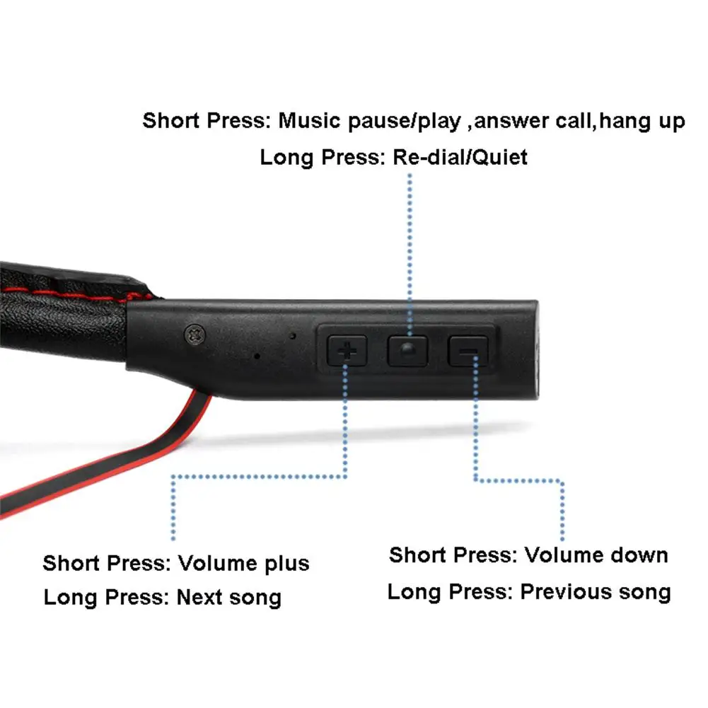 Bluetooth 5 0 Беспроводной спортивные наушники Магнитный активный Шум шумоподавления