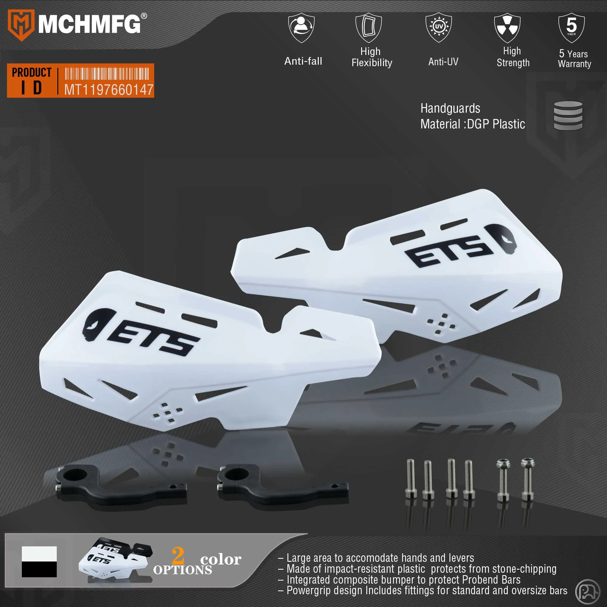 

Mchmotors НЛО рукавицы для мотоцикла подходят для 7/8 "22 мм руль 1-1/8 28 мм жир бар CR XR YZ WR EX TTR CRF WRF EXC DRZ
