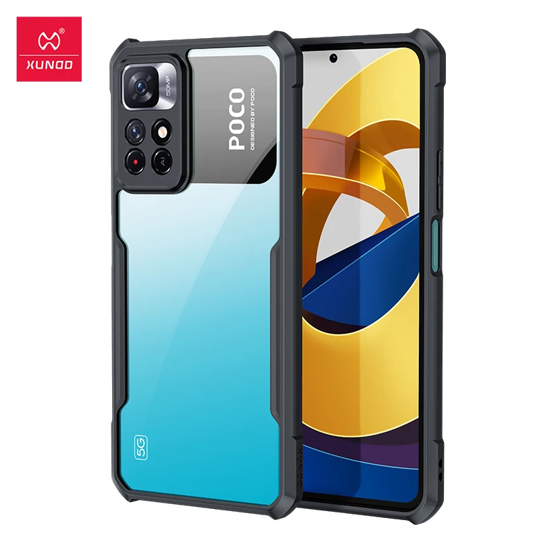 

Чехол Xundd для POCO M4 Pro, защитный противоударный Прозрачный бампер, чехол для телефона Xiaomi POCO M4 M3 Pro, чехол