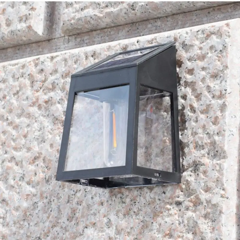 

Solar Light Outdoor Tungsten Wire Wall Lamps Waterproof Solar Light Motion Sensor Street Garden Light Holiday Lighting cocina
