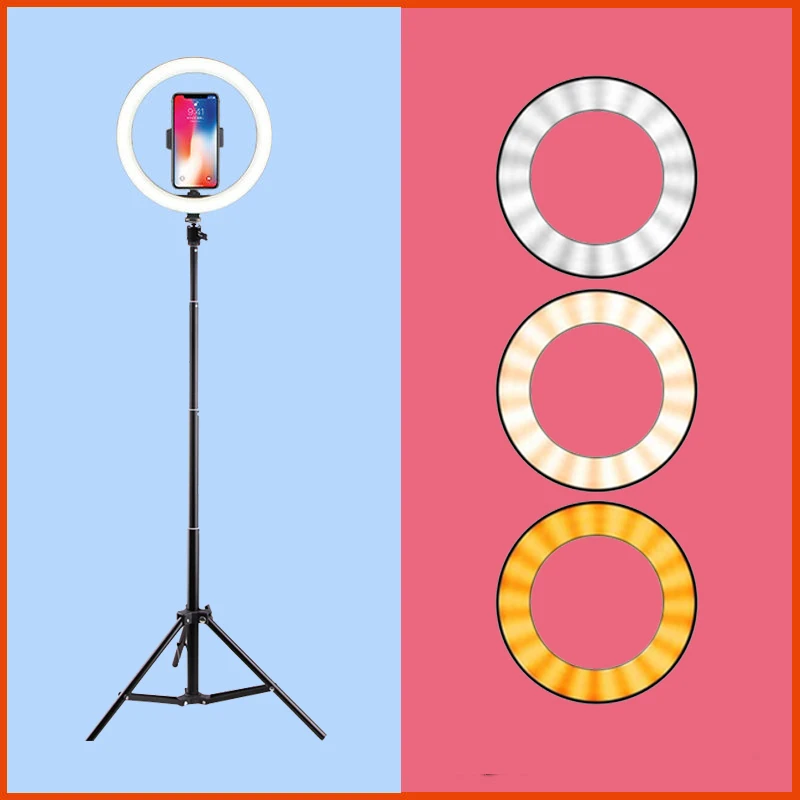 Монопод для селфи кольцо светильник с штатив Трипод мобильного телефона