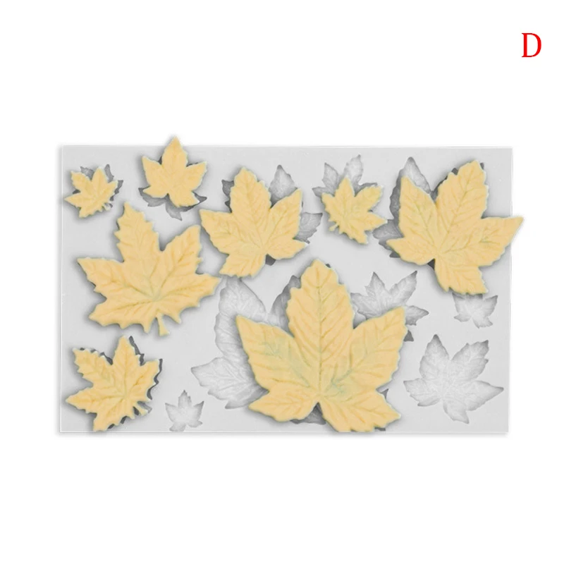 

1pc 3D Silicone Baking Mold DIY Maple Leaf Mould Chocolate Cake Decor Tool