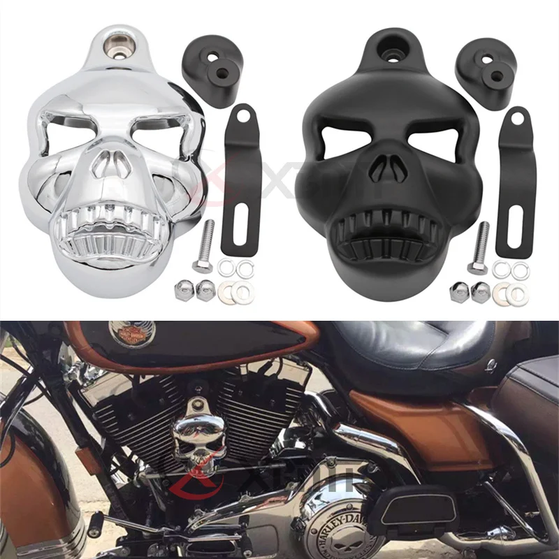 Мотоциклетный чехол с черепом для Harley Sportster 883 1200 Softail Dyna Fat Bob Electra Glide Touring Road