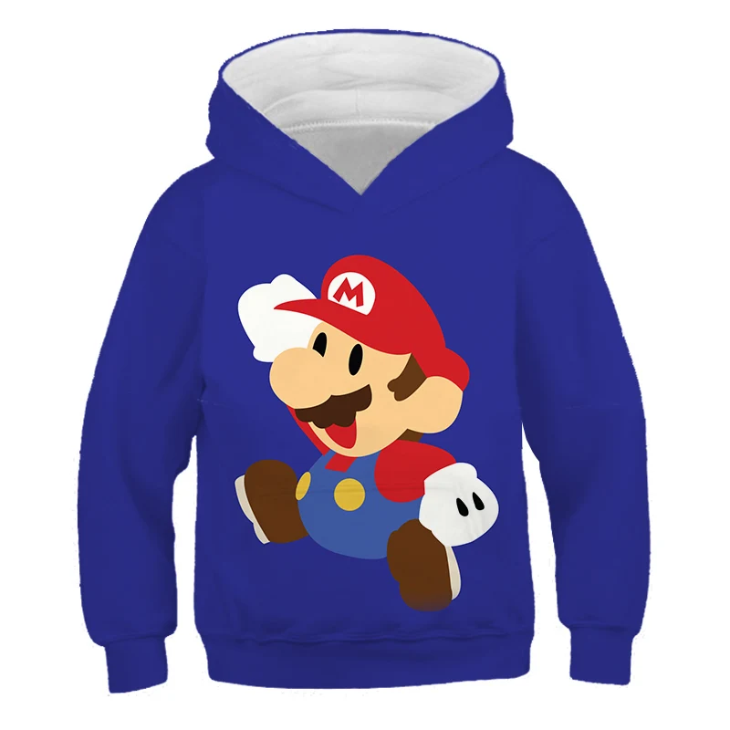 

NEW Boys supermario Hoodies Children Hoodies mario Sweatshirt Boys Girls Autumn Coat Kids Long Sleeve Casual Outwear Clothing
