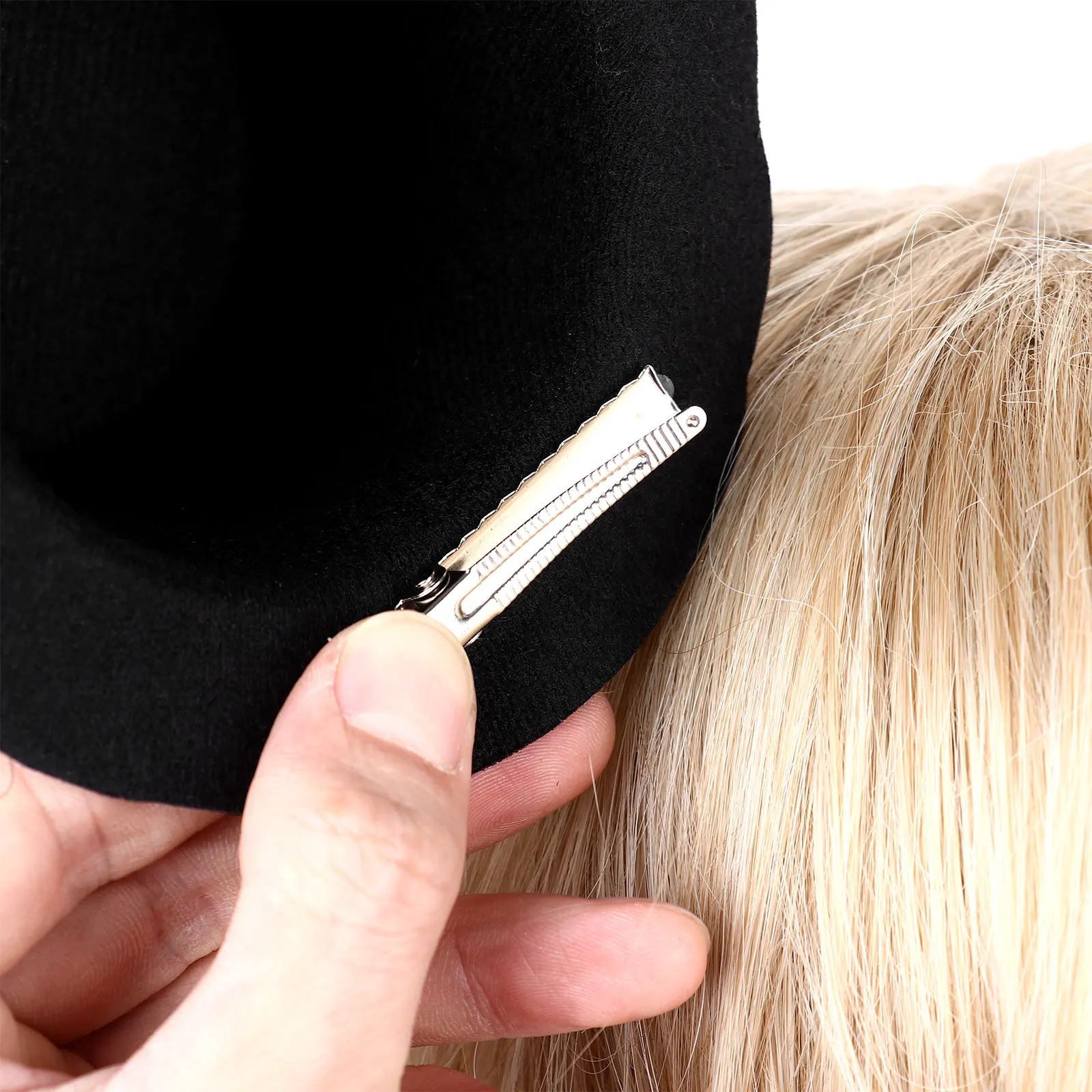 

Women's Vintage Circus Carnival Ringmaster Deluxe Costume Sexy Costume Accessory Formal Hat Style Hair Clip with Sparkle Bowknot