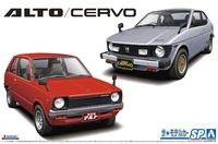 aoshima assembled model 124 toys car suzuki ss30v altoss20 cervo 79 05785