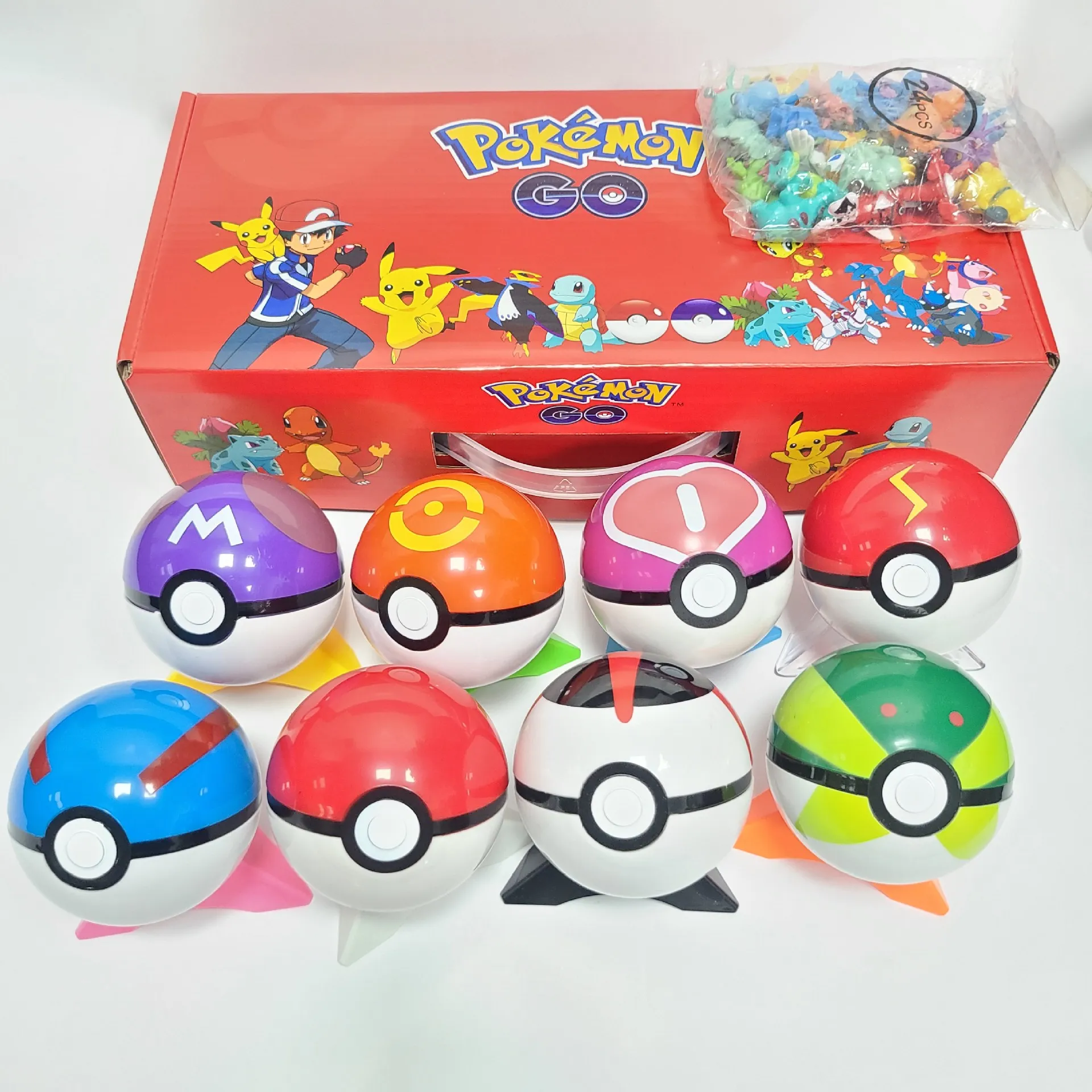 Оригинальный Покемон оригинальный покебол с поясом куклы экшн-фигурки модели